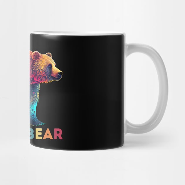 Mama Bear Abstract Design by The WYLD Tribe